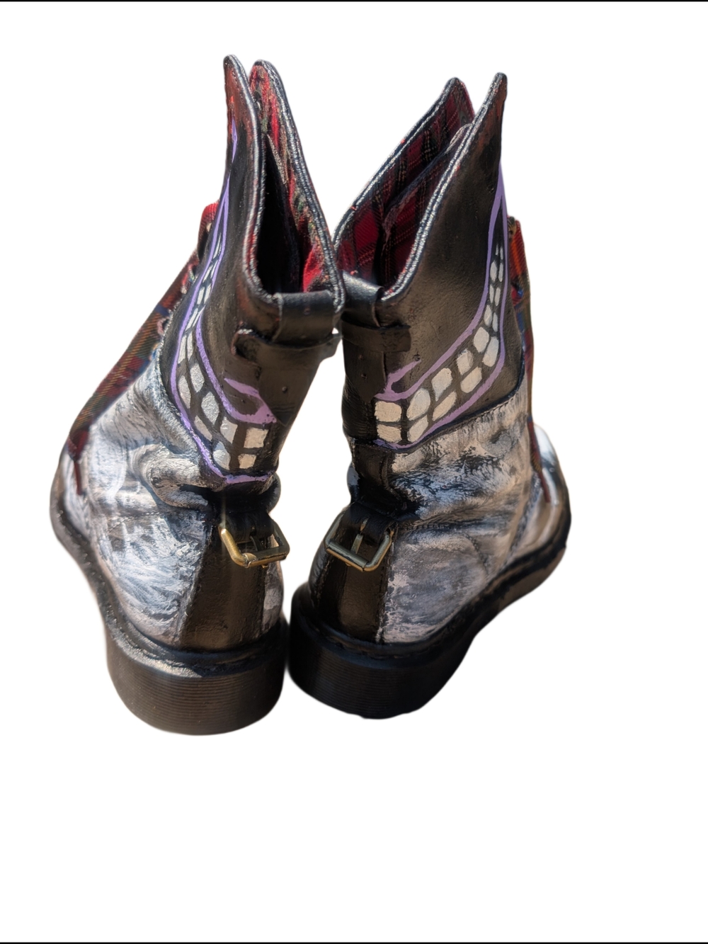 Dr. Martens 1914 Triumph Aimilita, Handpainted, Cheshire Cat, One Of A Kind - Picture 6 of 11